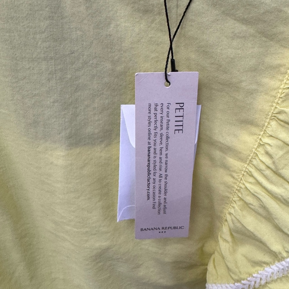 Yellow Ruffled Women's Top - Picture 4 of 5